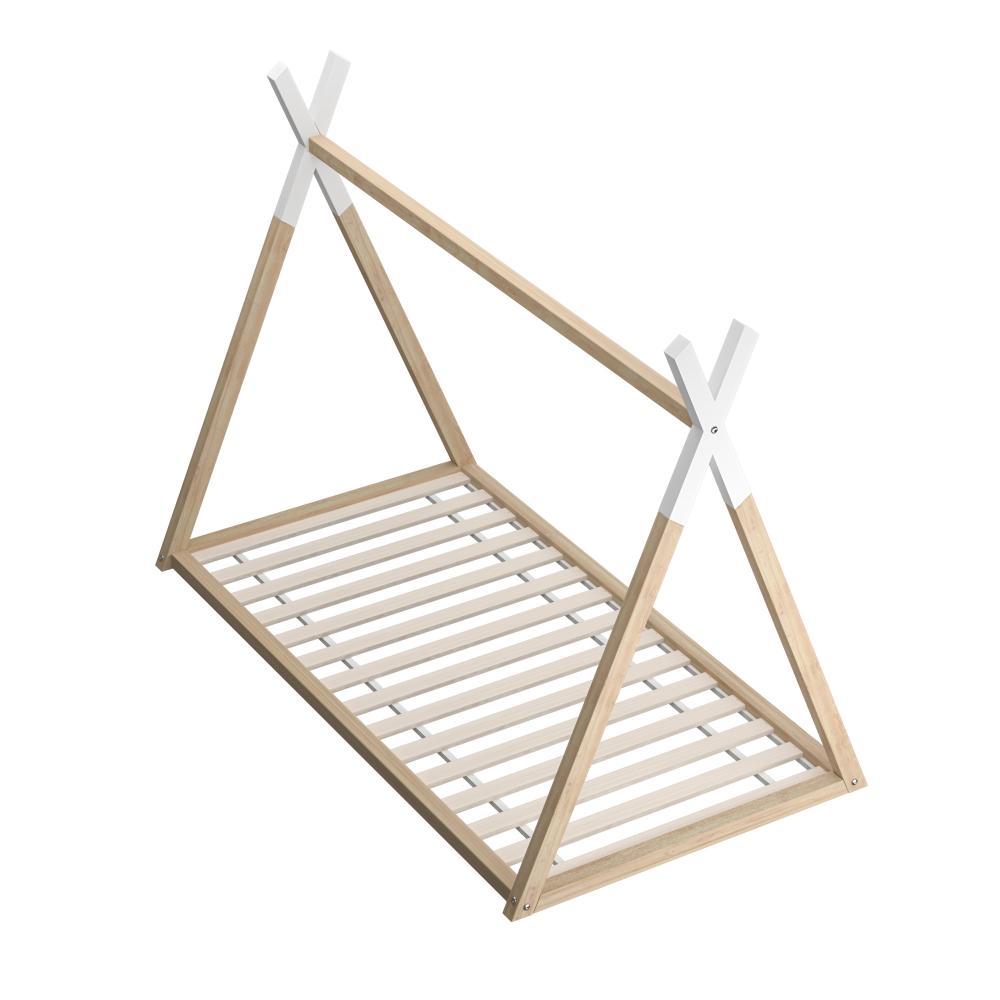 Wooden Bed Frame Single Teepee House Style