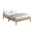 Bed Frame Queen Size Pine Wood Bed Base
