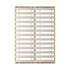 Bed Frame Queen Size Pine Wood Bed Base