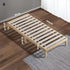 Bed Frame Single Size Pine Wood Bed Base