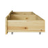 2x Trundle Drawers for Bed Frame with Wheels Wooden