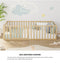 2-in-1 Kids Bed Frame Single Toddler Play Guard Fence Wood