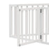 2-in-1 Kids Bed Frame Toddler Play Centre Guard Fence White