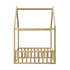 Wooden Kids Bed Frame King Single House Beds Timber Natural