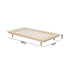 Bed Frame Single Size Wooden Bed Base Timber Platform