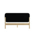 Wooden Bed Frame Boucle Upholstery Headboard Pine Base Queen