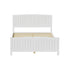 Bed Frame Double Size Timber Platform White