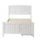 Wooden Bed Frame King Single with Trundle Drawers White