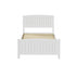 Bed Frame King Singe Size Timber Platform White