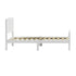 Bed Frame Singe Size Timber Platform White