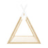 Oikiture King Single Kids Bed Frame Mattress Set Wooden Teepee House Beds