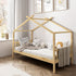 Bed Frame Wooden Kids Single Timber House Beds