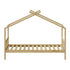 Bed Frame Wooden Kids Single Timber House Beds