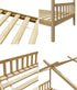 Bed Frame Wooden Kids Single Timber House Beds