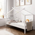 Bed Frame Wooden Kids Single Timber House Beds White