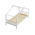 Bed Frame Wooden Kids Single Timber House Beds White