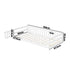 Oikiture Kids Bed Frame Single Beds Timber Wood Gate Guard White