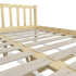 Wooden Bed Frame Double Size Slat Support