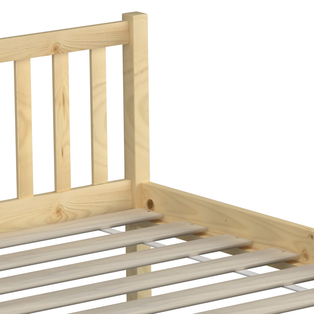 Wooden Bed Frame King Single with Headboard