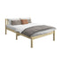 Oikiture Wooden Bed Frame Queen Size Slat Support