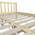 Oikiture Wooden Bed Frame Queen Size Slat Support