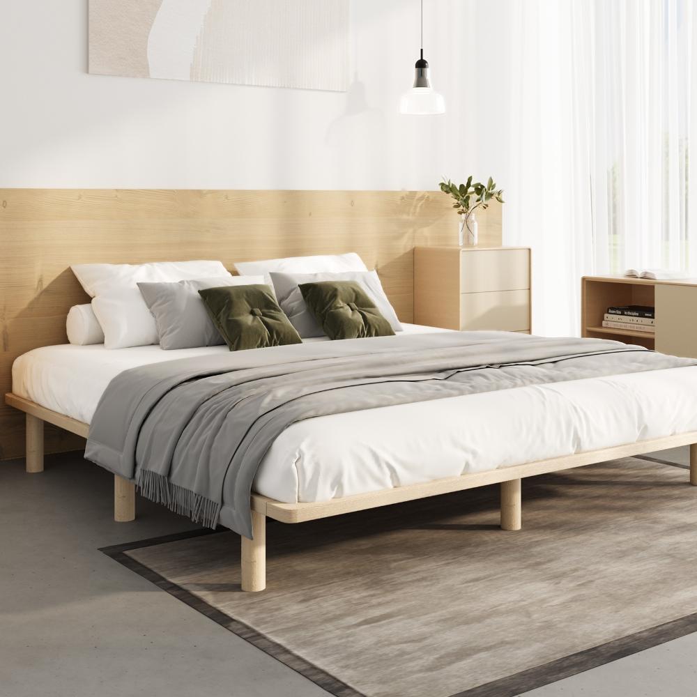 Bed Frame King Size Wooden Bed Base