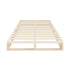 Wooden Bed Frame Double Size Cage-like Base