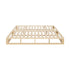 Wooden Bed Frame Double Size Cage-like Base