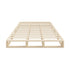 Wooden Bed Frame King Size Cage-like Base