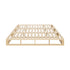 Wooden Bed Frame King Size Cage-like Base