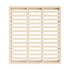 Wooden Bed Frame King Size Cage-like Base