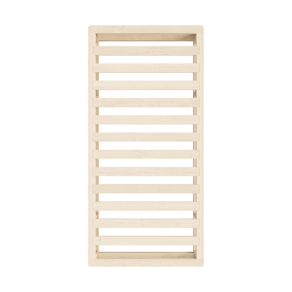 Wooden Bed Frame Single Size Cage-like Base