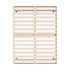 Bed Frame Double Size Bed Base Solid Wood Slats