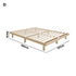 Bed Frame Double Size Bed Base Solid Wood Slats