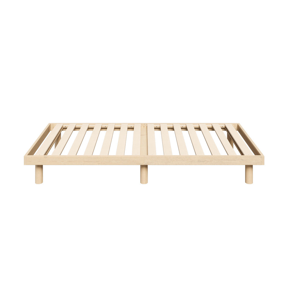 Bed Frame Single Size Bed Base Solid Wood Slats