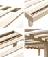 Bed Frame Single Size Bed Base Solid Wood Slats