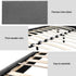 Queen Bed Frame Grey Upholstered Faux Linen Fabric Wooden Slat Base