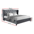 Artiss Bed Frame King Size Grey PIER