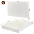 Queen Bed Frame Boucle Fabric Vacuum Compressed Beds Washable Cover No-Assembly