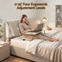 Artiss King Bed Frame Gas Lift Storage 3 Drawers Adjustable Headboard Platform Base