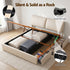 Artiss King Bed Frame Gas Lift Storage 3 Drawers Adjustable Headboard Platform Base