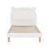 Kids King Single Bed Frame Bear Ears Headboard Upholstered Leather Platform Bed for Child