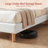 Kids King Single Bed Frame Bear Ears Headboard Upholstered Leather Platform Bed for Child