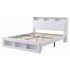 Artiss King Bed Frame with Storage, Charging Station & LED, White