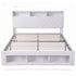 Artiss King Bed Frame with Storage, Charging Station & LED, White