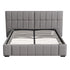 Artiss Queen Size Upholstered Gas Lift Bed Frame with Foldable Bench PVC Leather Platform Bed with Storage