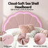 Artiss King Single Velvet Bed Frame Storage Drawer Shell LED Headboard Pink
