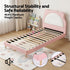 King Single Pink Kids Bed Frame for Girls Bedroom Cute Animal Upholstered