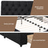 King Bed Frame Storage Charging Station Upholstered 3 Drawers USB Type-C
