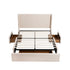 Artiss King Upholstered Bed Frame with 3 Storage Drawers Wingback Headboard Heavy Duty Metal Platform Base